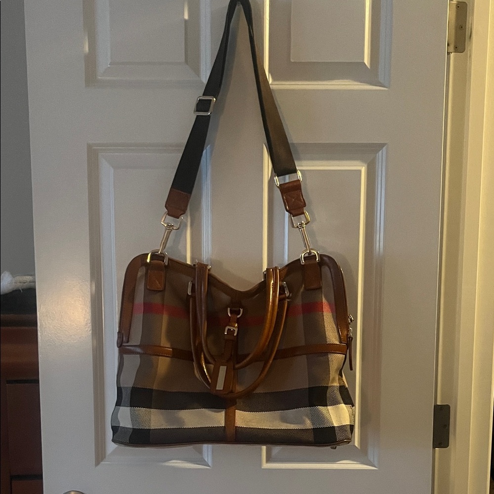 Multicolor Plaid Tote